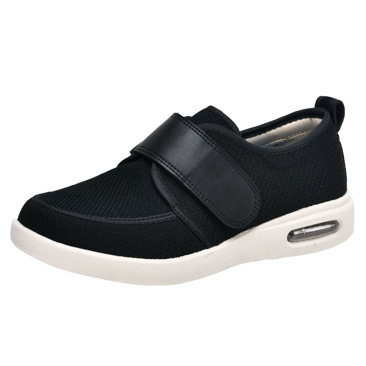 Comfortable Elastic Slip-On Wide Shoes with Adjustable Strap - VibreMode