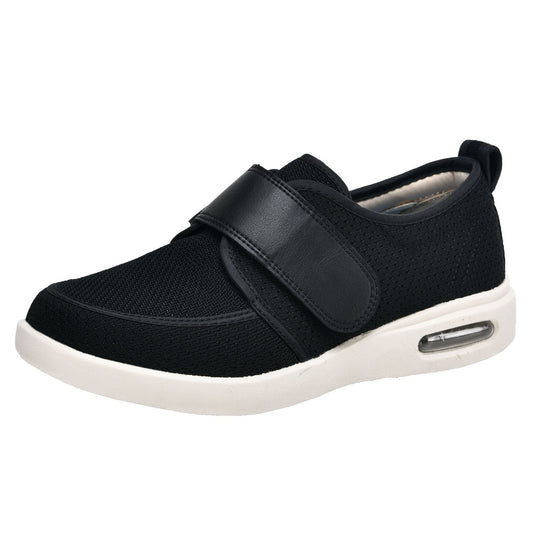 Comfortable Elastic Slip-On Wide Shoes with Adjustable Strap - VibreMode