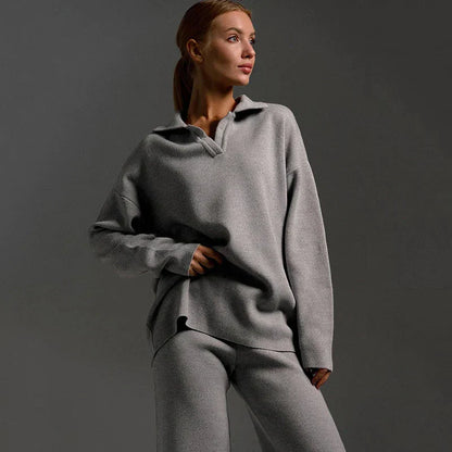 Women's Long Sleeve Wide Leg Tracksuit