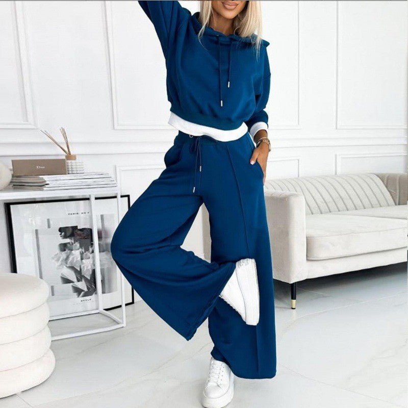 Women's Long-Sleeve Hoodie Set And Pants