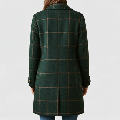 Timeless Plaid Long Winter Coat