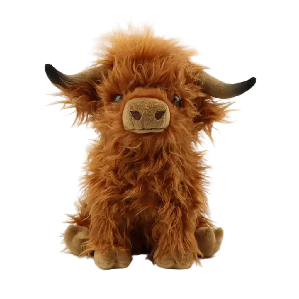 Highland Cow Plush Toy Soft Stuffed Animal Companion - VibreMode