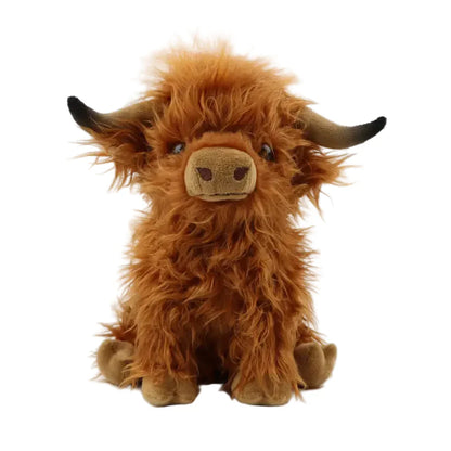 Highland Cow Plush Toy Soft Cuddly Stuffed Animal - VibreMode