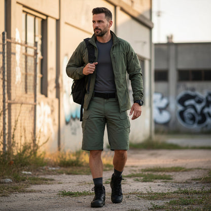 Men's Tactical Cargo Shorts Lightweight Outdoor Utility