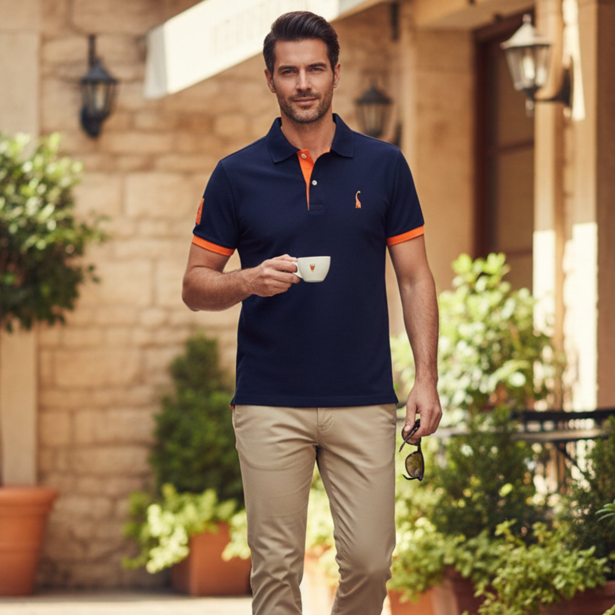 Ash Bunker Men's Golf Polo Shirt