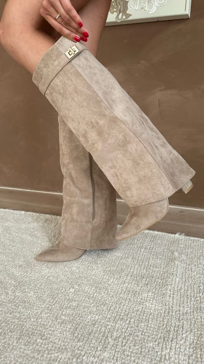 Tall Heel Ankle Fashion Boots