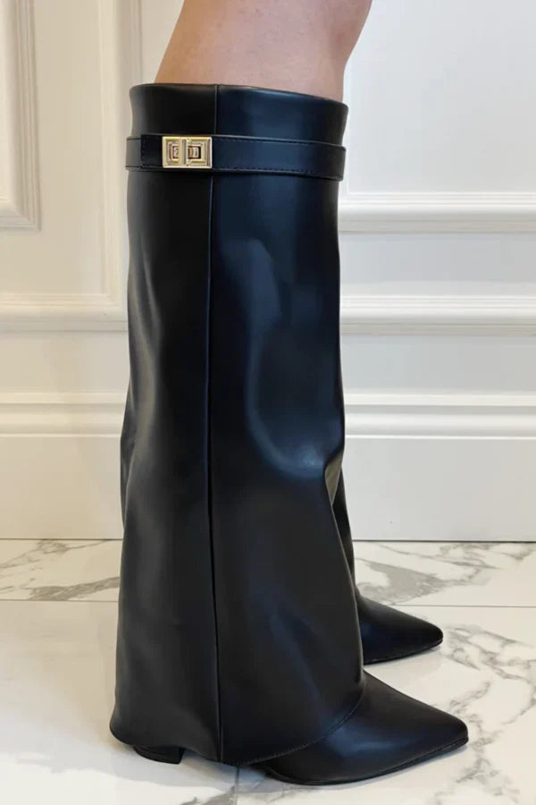 Tall Heel Ankle Fashion Boots