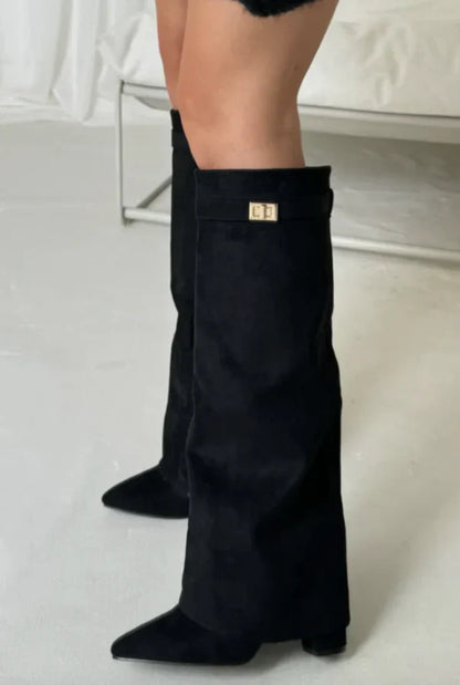 Tall Heel Ankle Fashion Boots