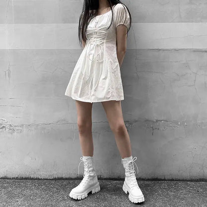 Lace-Up Platform Boots for Women - Image 4