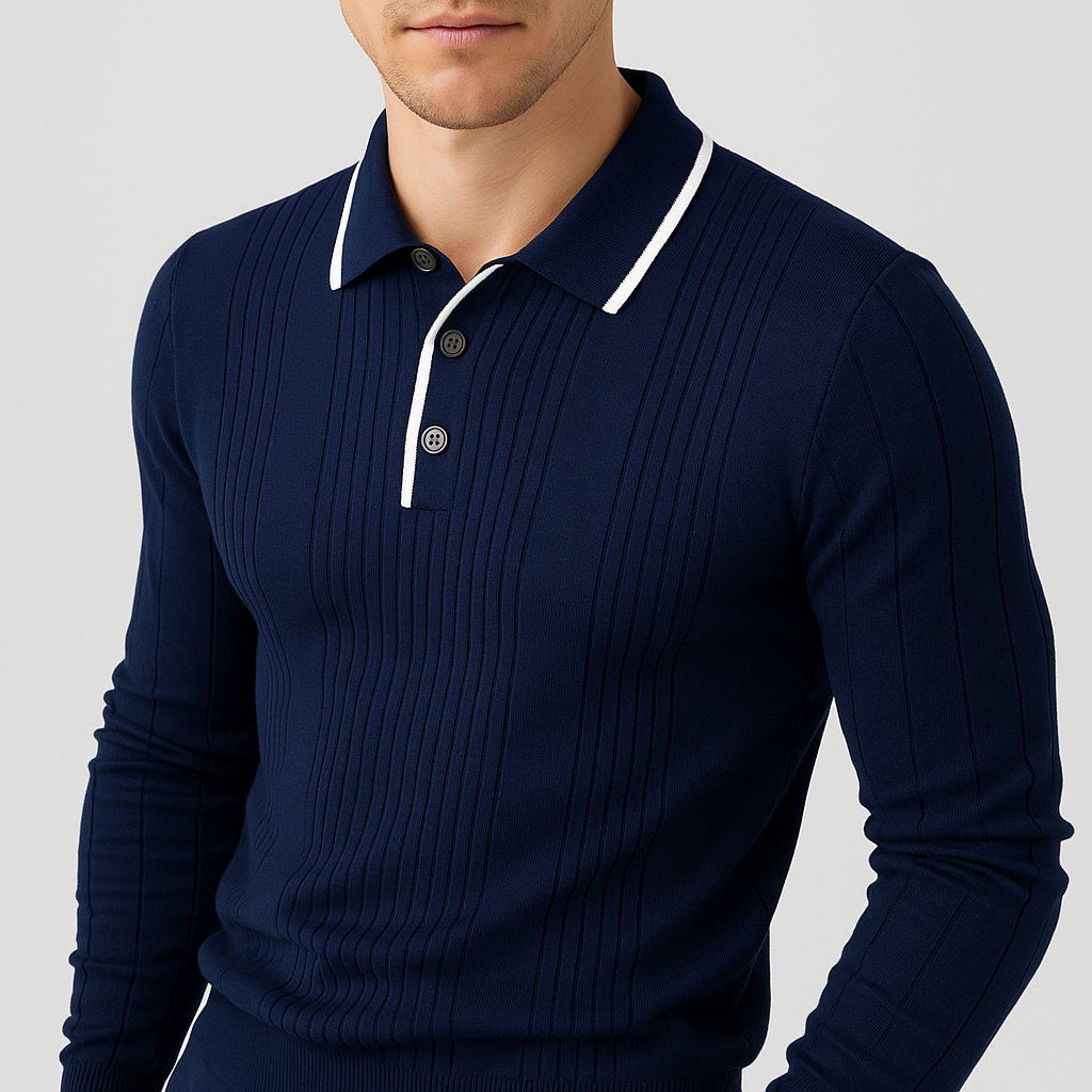 Aldwych Men's Knit Polo Shirt