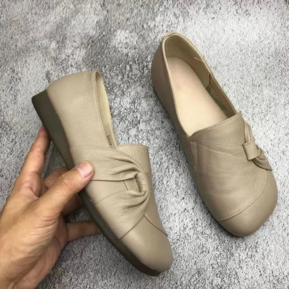 Women's Leather Shoes Soft Sole Non-Slip