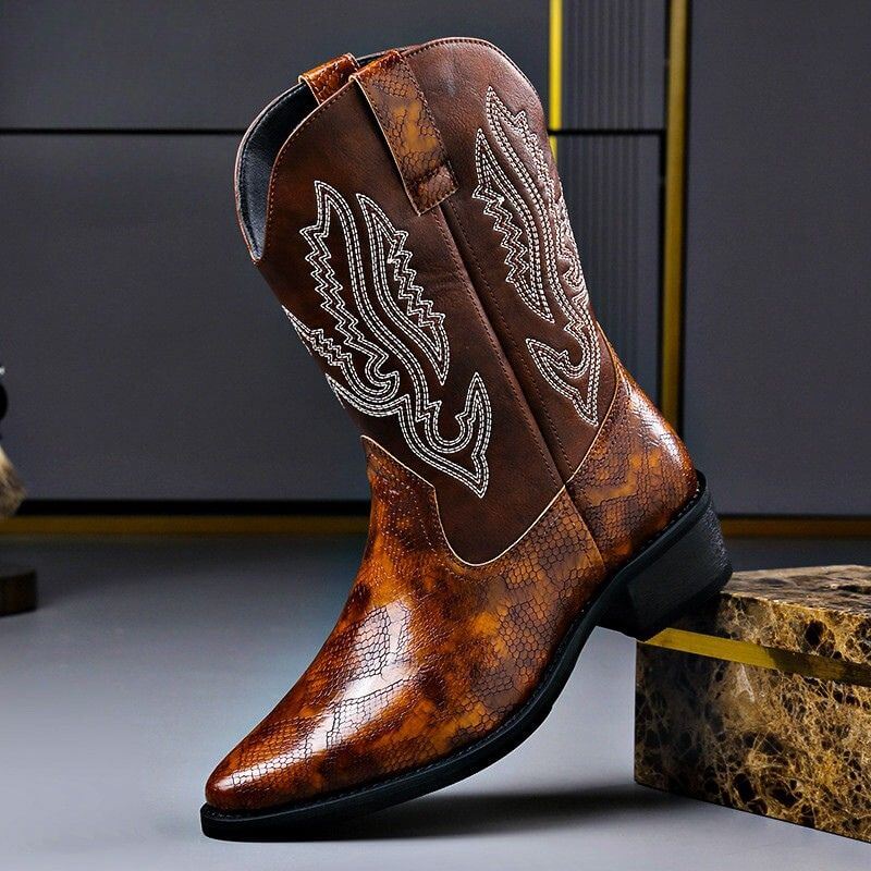 Luxury Genuine Leather Ankle Boots - VibreMode