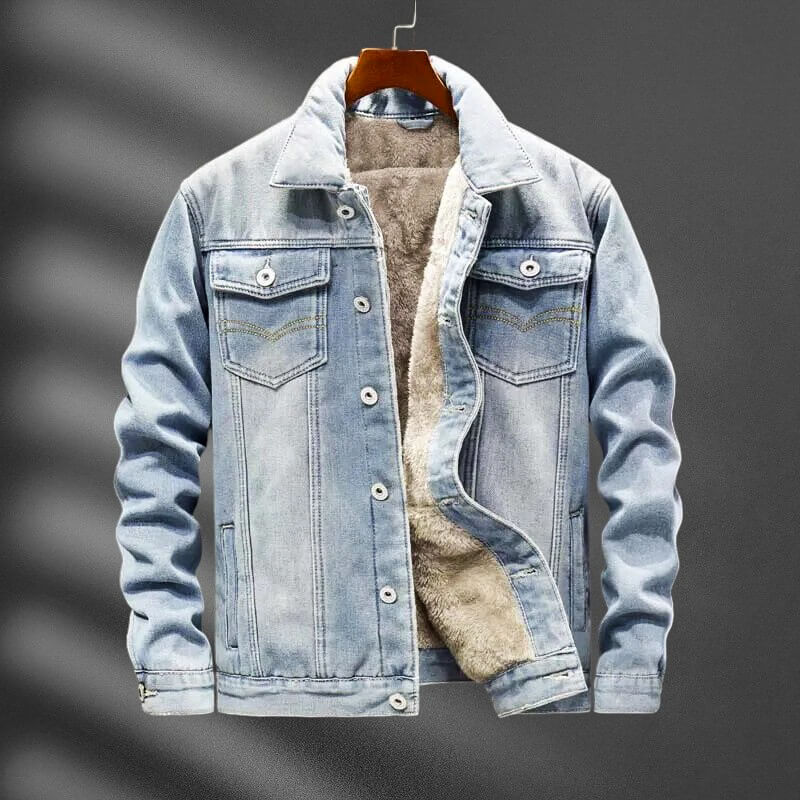 Eco Friendly Dark Blue Jeans Jacket