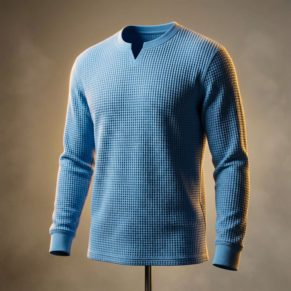 Luxury Textured Waffle Weave Shirt - VibreMode