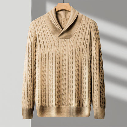 Classic Crew Neck Wool Sweater - VibreMode