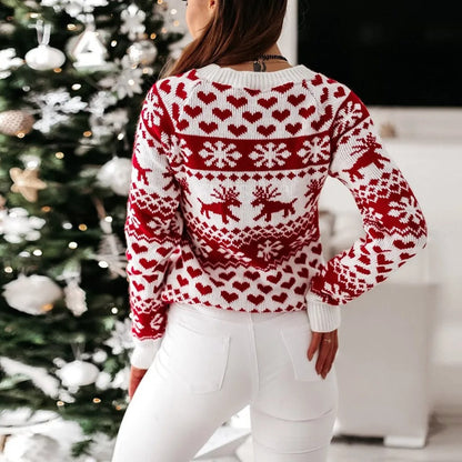Image of Leah | Women's Long Sleeve Christmas Sweater