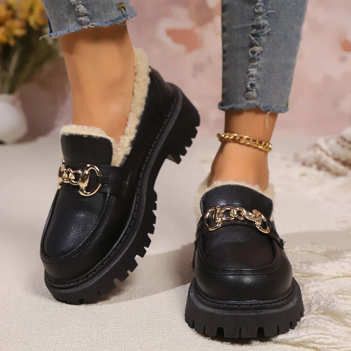 Image of Leah | Women's Slip-On Chunky Loafers