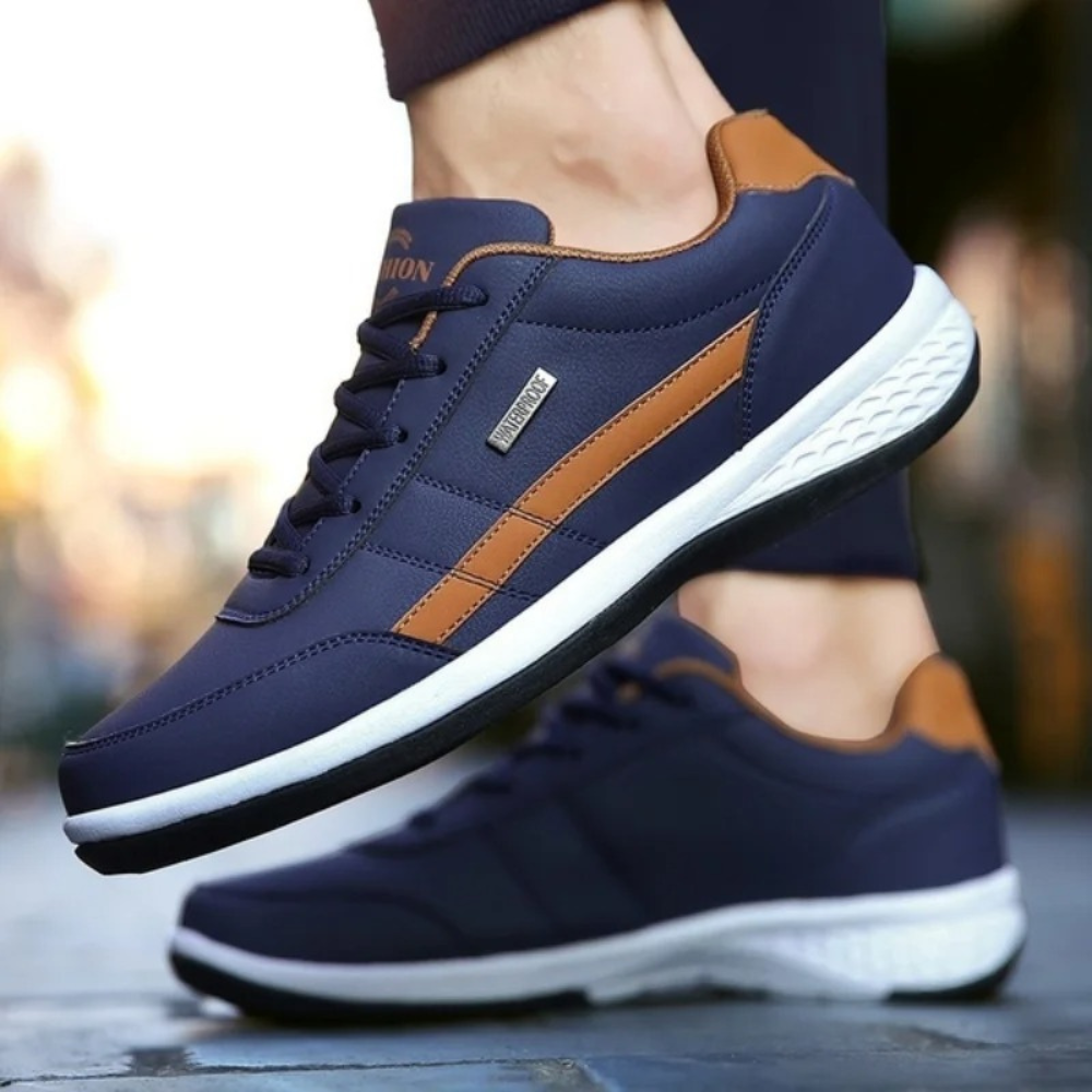 Men's Leather Balance Sneakers