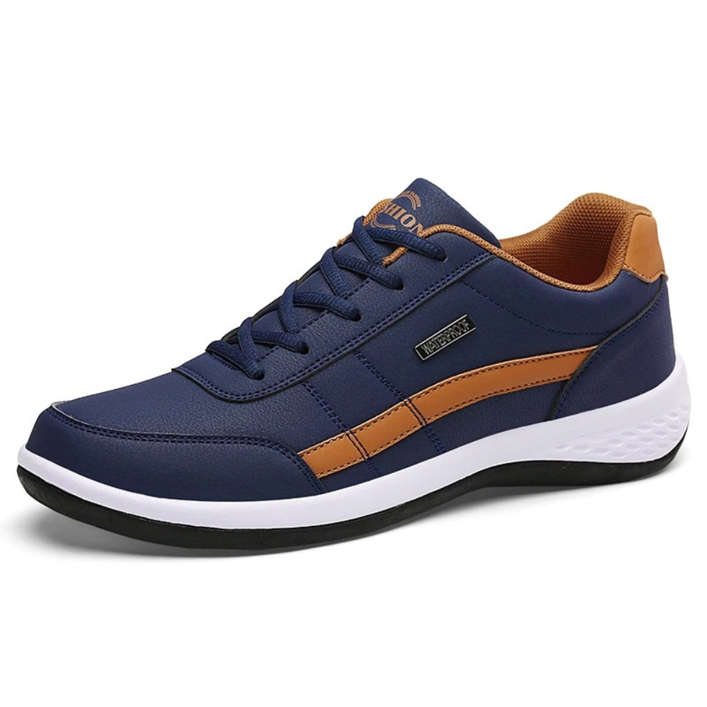 Men's Leather Sneakers Balanced Design
