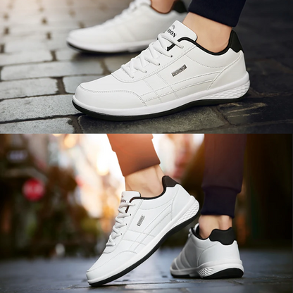 Men's Leather Balance Sneakers