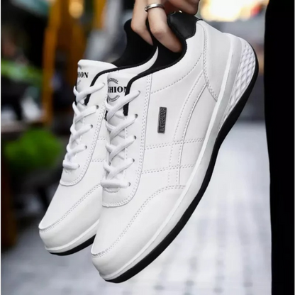 Men's Leather Balance Sneakers - VibreMode
