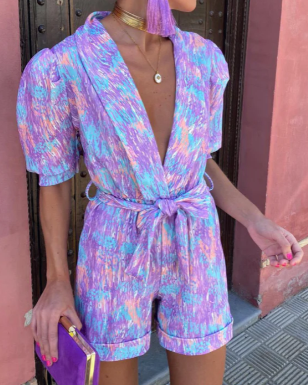 Women's V-Neck Jumpsuit