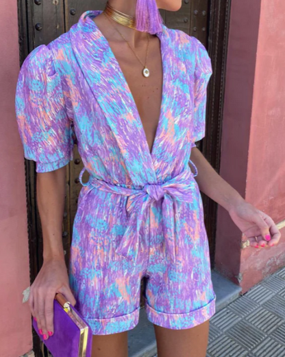 Women's V-Neck Jumpsuit