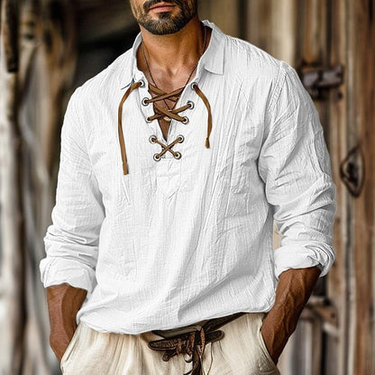 Men's Long Sleeve Dress Shirt Cotton