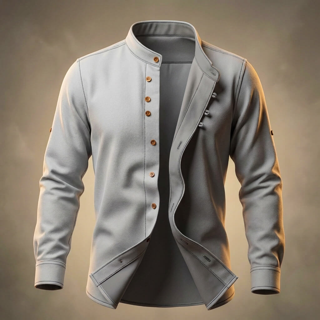 Lightweight Breathable Cotton Shirt for Men