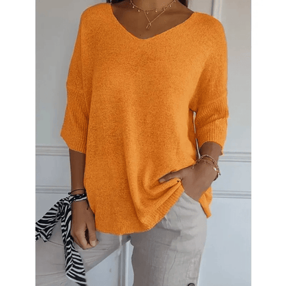 Women's Relaxed Fit V-Neck Tunic