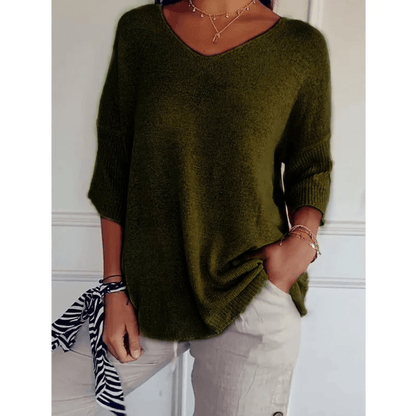 Women's Relaxed Fit V-Neck Tunic
