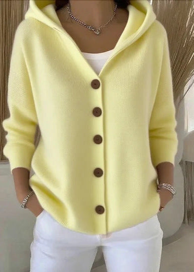 Cozy Zip Hooded Sweater Cardigan