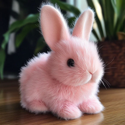 Plush Rabbit Toy Soft Fur Detailed - VibreMode