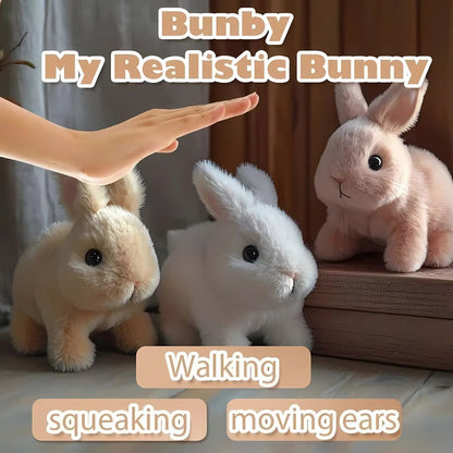 Plush Rabbit Toy Soft Fur Detailed
