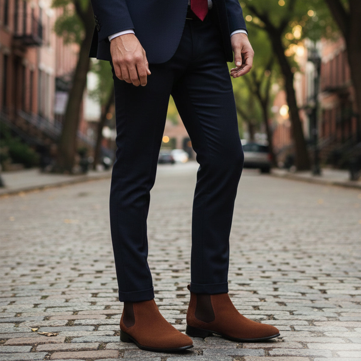 Aldridge Men's Leather Chelsea Ankle Boots