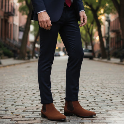 Aldridge Men's Leather Chelsea Ankle Boots