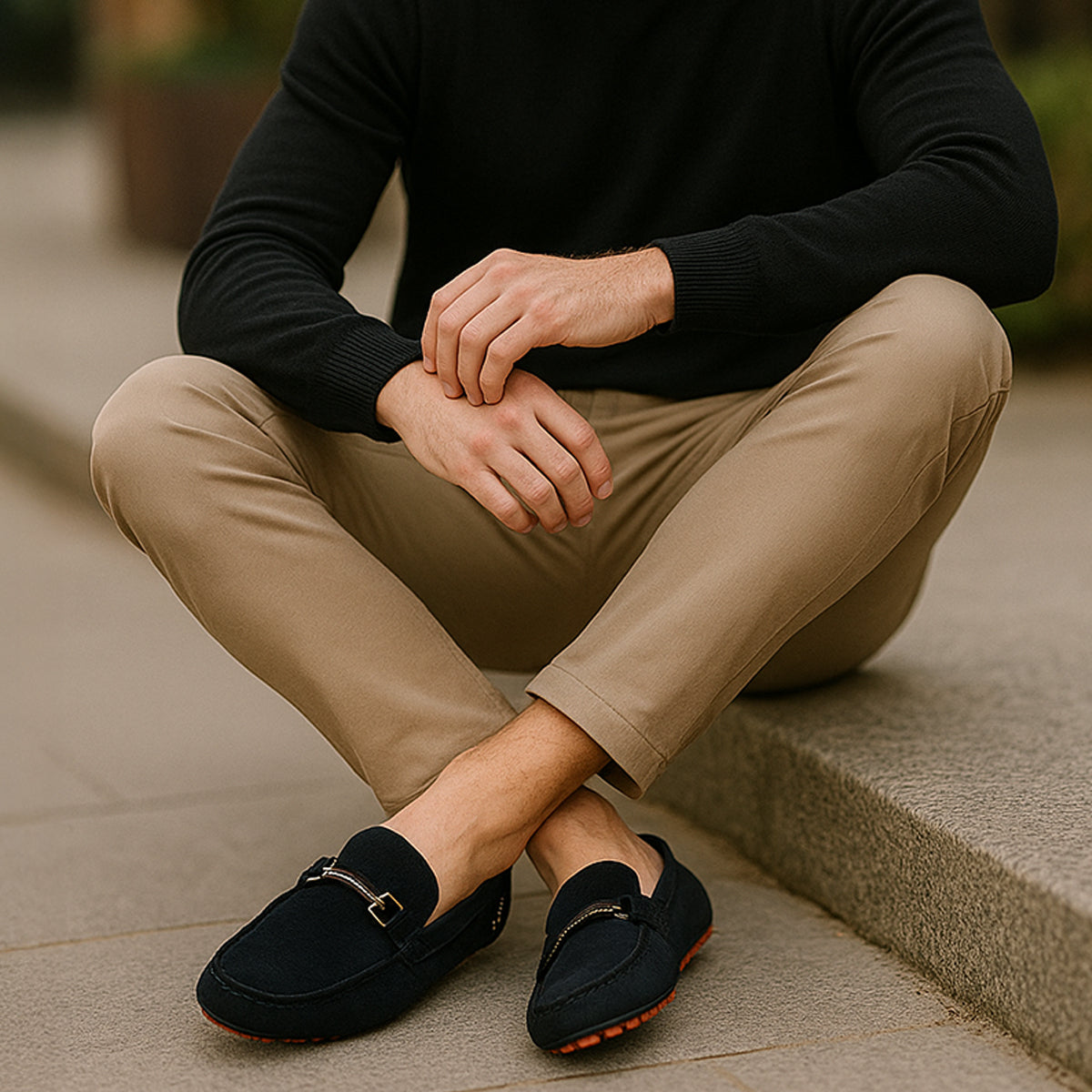 Alderley Men's Suede Loafers Smart Shoes