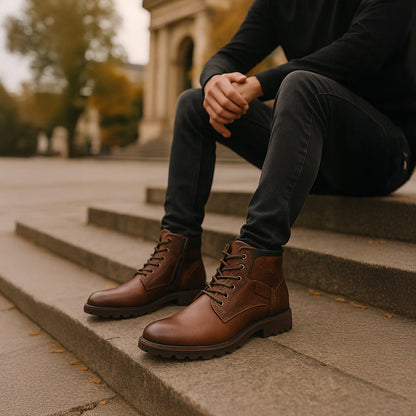 Men's Military Combat Leather Boots