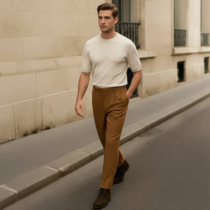 Men's Pleated Pants