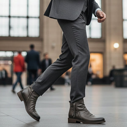 Men's Leather Boots Brown