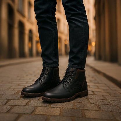 Men's Military Combat Leather Boots