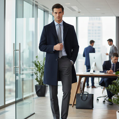Men's Classic Wool Overcoat