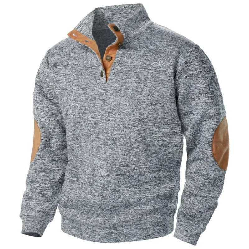 Men's V-Neck Sweatshirt Casual Outdoor