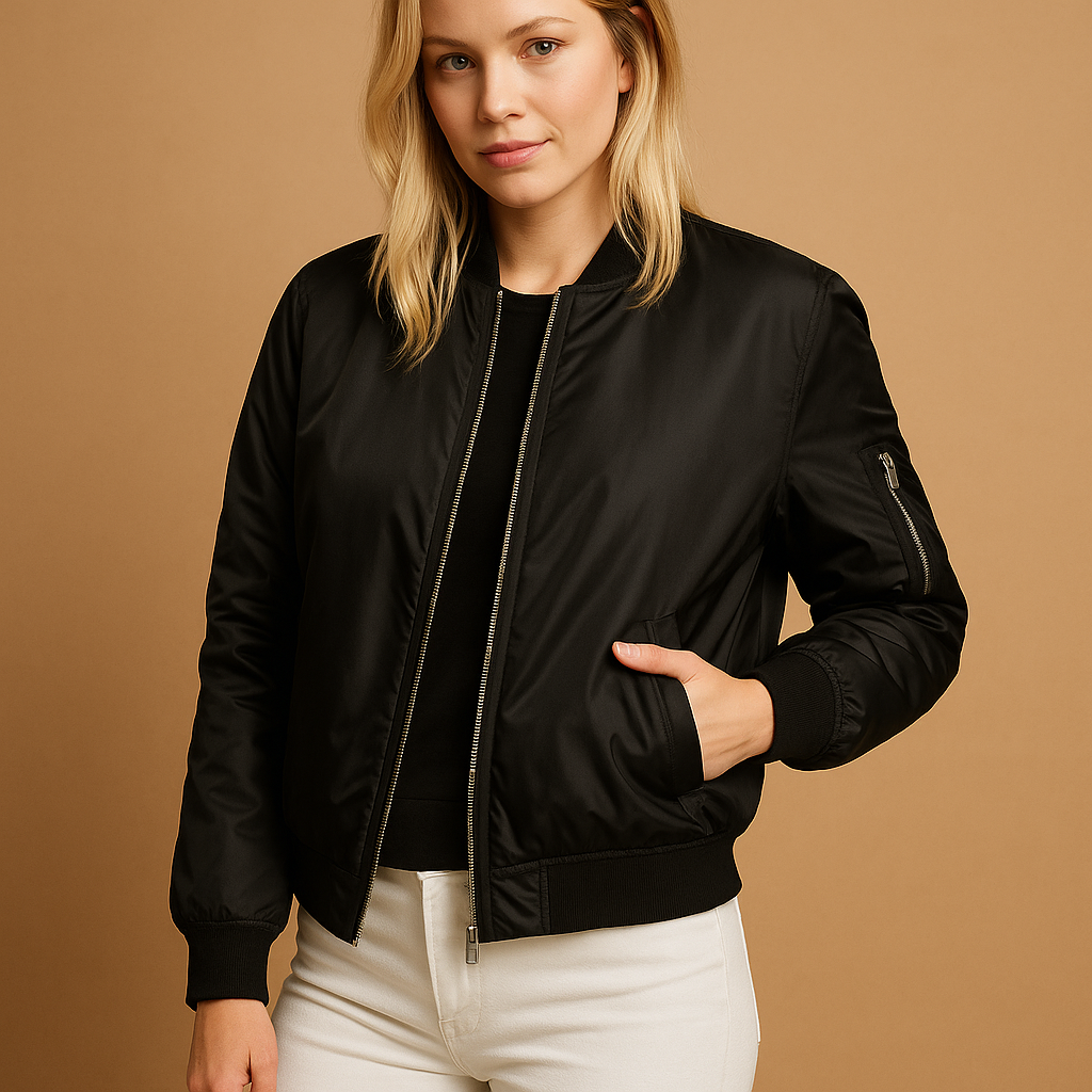 Slim Fit Women's Bomber Jacket Hazel - VibreMode