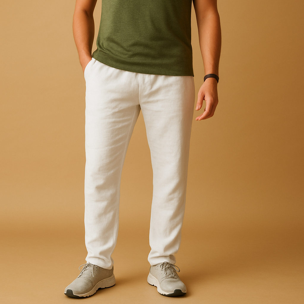 Men’s lightweight casual summer pants with breathable fabric and relaxed fit, perfect for beach days, summer outings, and everyday wear.