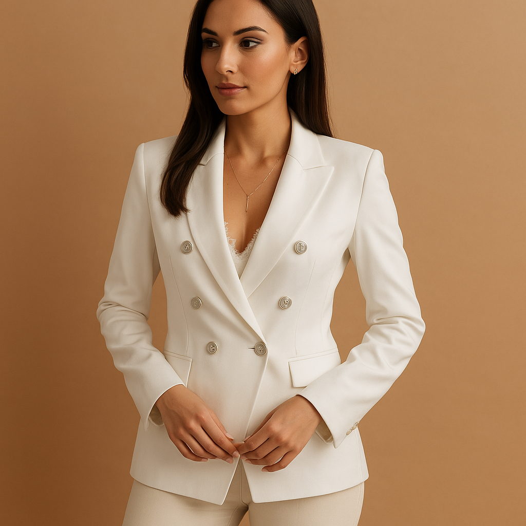 Comfortable Classic Women's Cotton Jacket - VibreMode