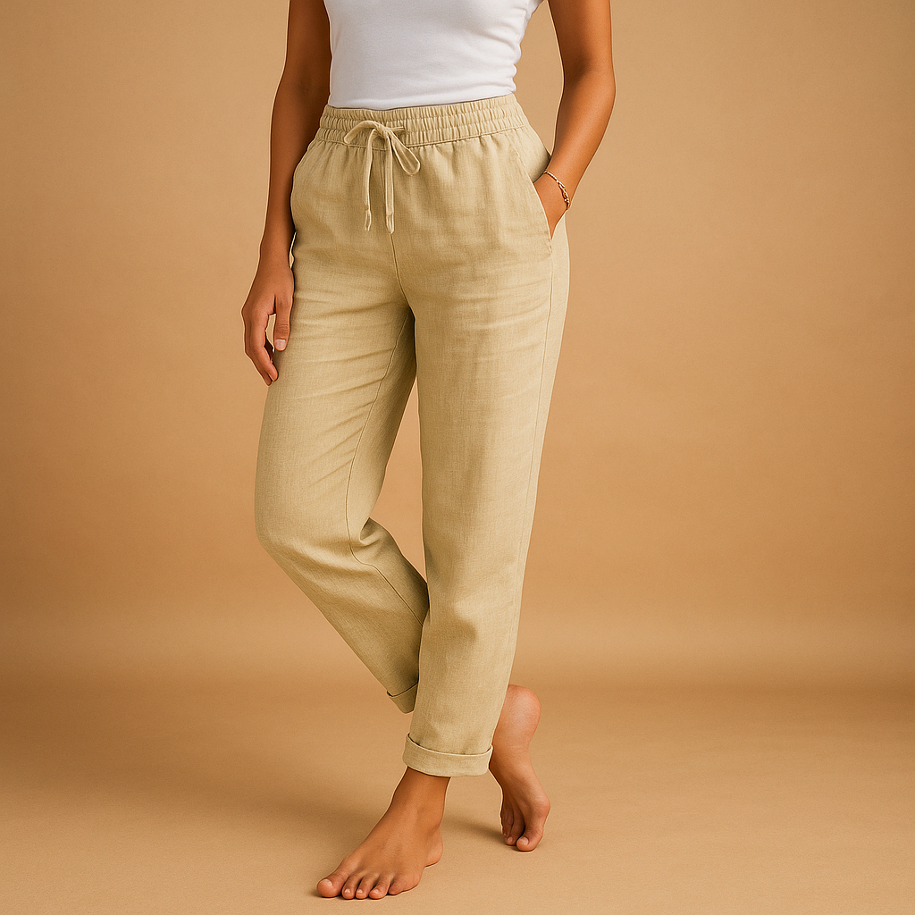 Comfortable Stretch Waist Women's Pants - VibreMode