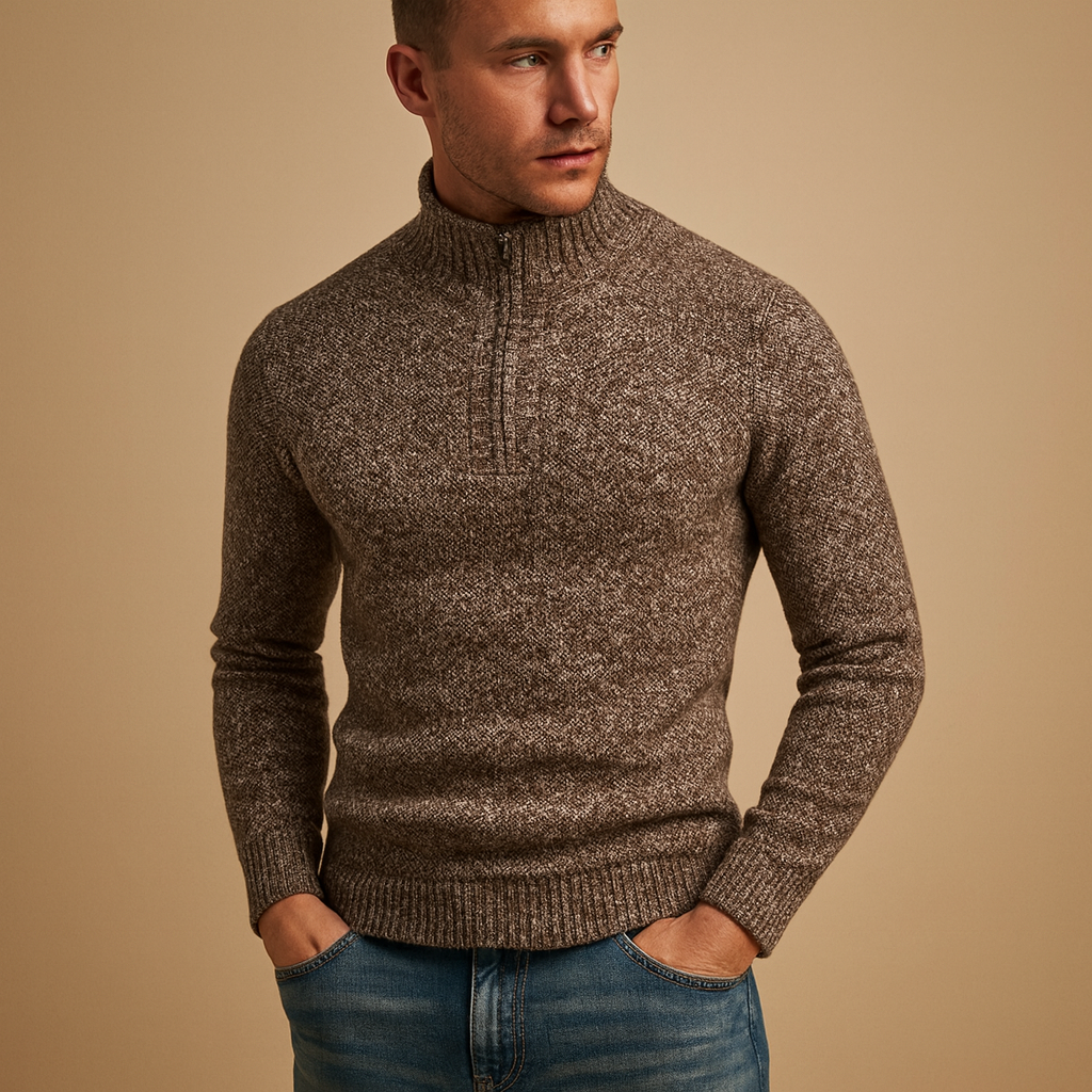 Men's Lightweight Knit Sweater - VibreMode