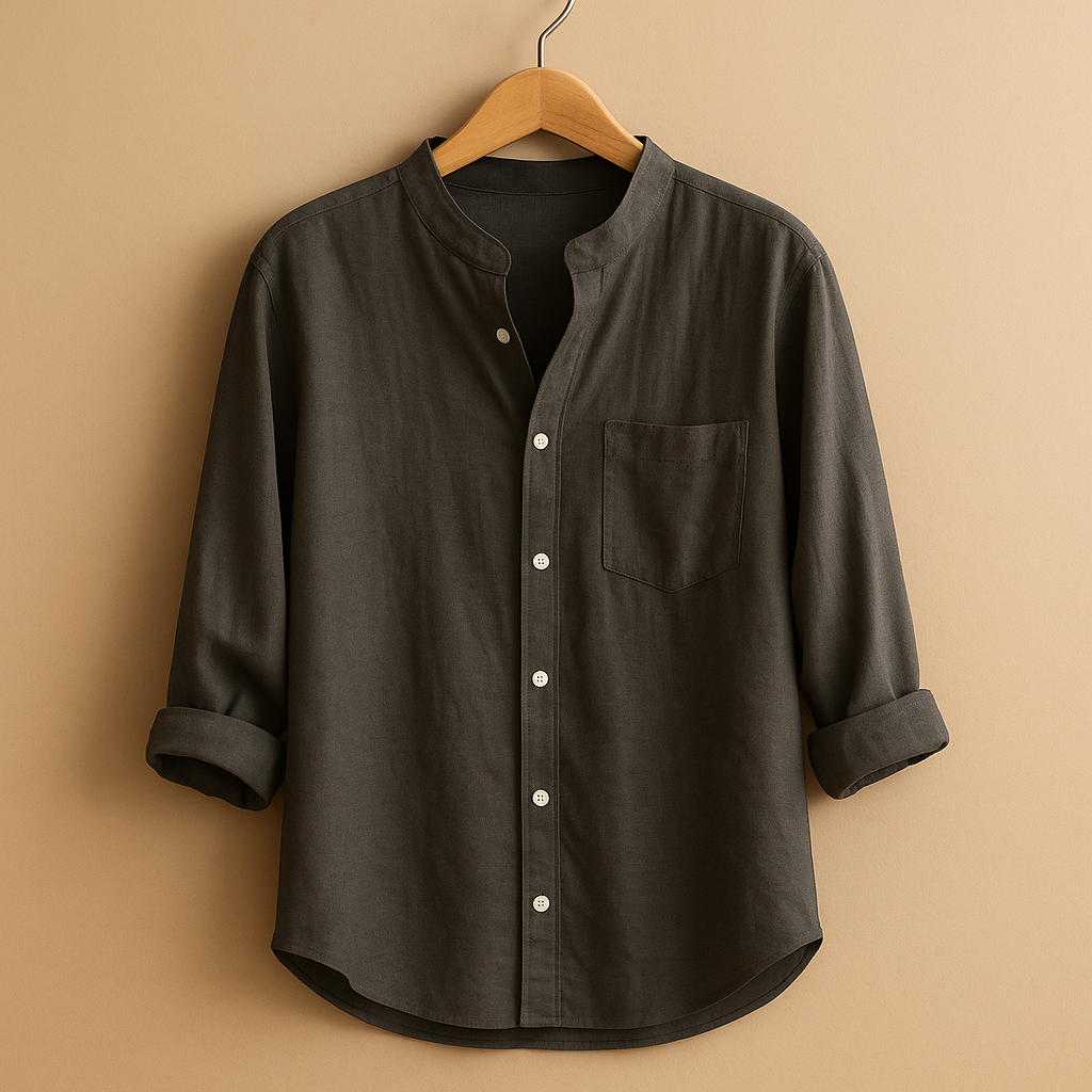 Women’s lightweight long sleeve shirt with tailored fit, breathable fabric, and classic button-down design for casual or formal wear.