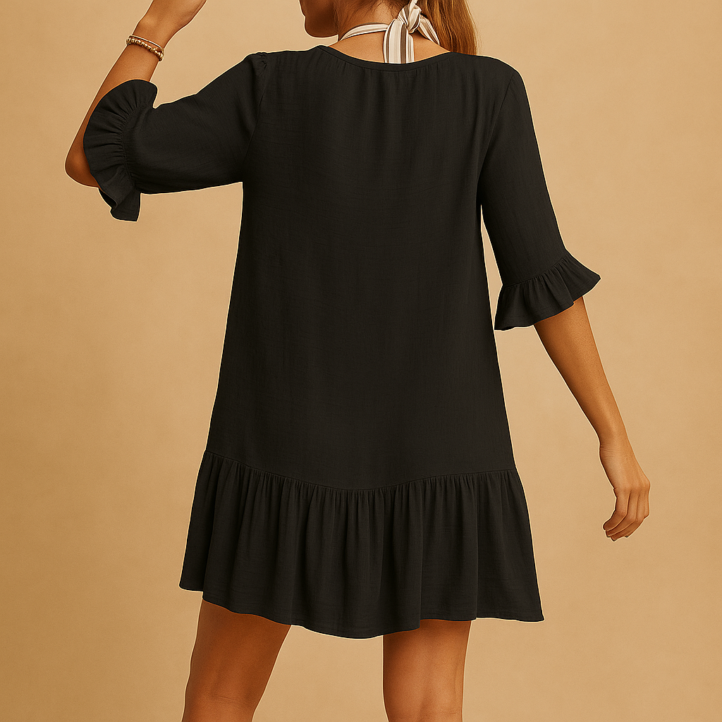 Lightweight summer dress for women with airy loose fit and breathable design, perfect for casual summer days, holidays, and warm weather outings.